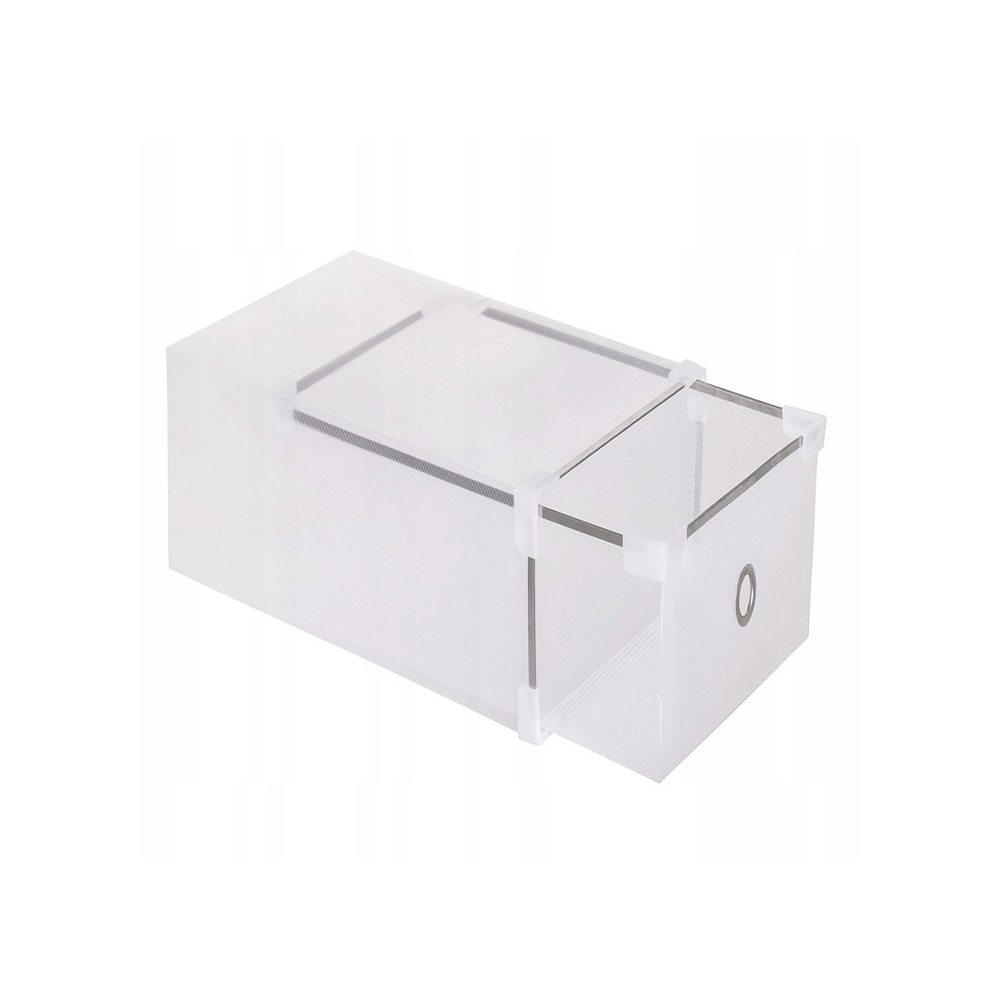 Úložný box na topánky 18x18x28 cm SPRINGOS HA3002 priehľadný