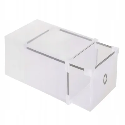 Úložný box na topánky 18x18x28 cm SPRINGOS HA3002 priehľadný