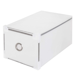 Úložný box na topánky 18x18x28 cm SPRINGOS HA3002 priehľadný