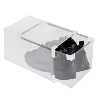 Úložný box na topánky 18x18x28 cm SPRINGOS HA3002 priehľadný