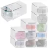 Úložný box na topánky 18x18x28 cm SPRINGOS HA3002 priehľadný
