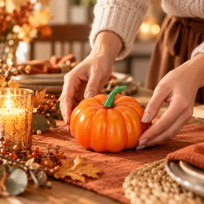 Dekoratívna tekvica 8,5 cm SPRINGOS HALLOWEEN HA5225 oranžová