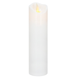 LED sviečka s pohyblivým plameňom 18,5 cm SPRINGOS HA7556 biela
