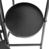Kovový stojan na kvety s 5 policami 78,5 cm SPRINGOS GA0218 čierny