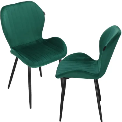 Čalúnená stolička ergonomická SPRINGOS HF0030 tmavo zelená