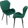 Čalúnená stolička ergonomická SPRINGOS HF0030 tmavo zelená