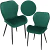 Čalúnená stolička ergonomická SPRINGOS HF0030 tmavo zelená