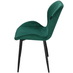 Čalúnená stolička ergonomická SPRINGOS HF0030 tmavo zelená