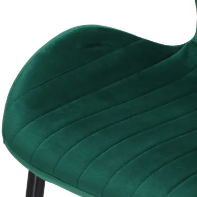 Čalúnená stolička ergonomická SPRINGOS HF0030 tmavo zelená