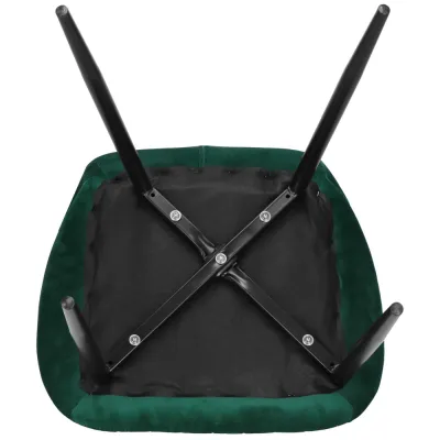 Čalúnená stolička ergonomická SPRINGOS HF0030 tmavo zelená