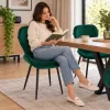 Čalúnená stolička ergonomická SPRINGOS HF0030 tmavo zelená