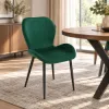 Čalúnená stolička ergonomická SPRINGOS HF0030 tmavo zelená