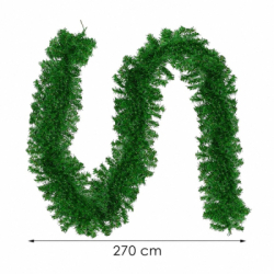Vianočná reťaz Girlanda z vetvičiek 2,7 m SPRINGOS CA0765 zelená