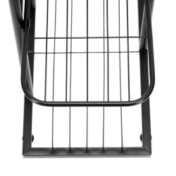 Kovový stojan na kvety 106 cm 6 políc SPRINGOS GA0214 čierny