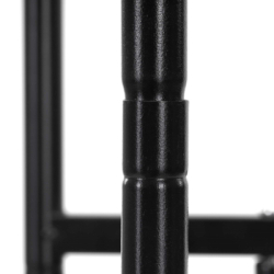 Kovový stojan na kvety 106 cm 6 políc SPRINGOS GA0214 čierny