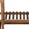 Drevený stojan na kvety 95 cm SPRINGOS GA0176 hnedý