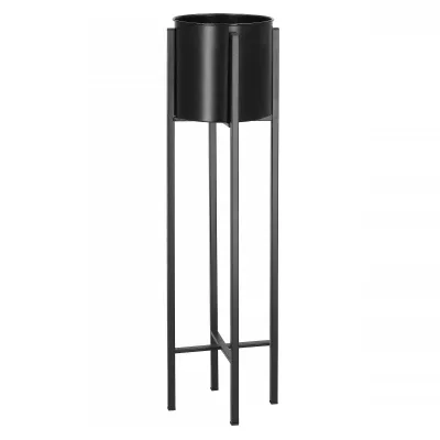 Kovový stojan na kvety 74 cm SPRINGOS GA0196 čierny