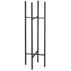 Kovový stojan na kvety 74 cm SPRINGOS GA0196 čierny