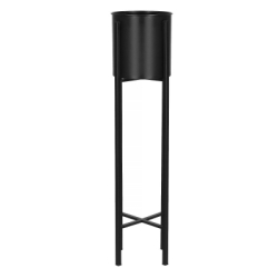 Kovový stojan na kvety 74 cm SPRINGOS GA0196 čierny