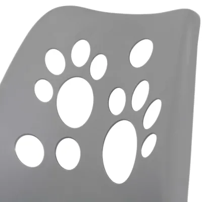 Detská stolička k písaciemu stolu SPRINGOS Paws HF0041 sivá