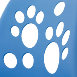 Detská stolička k písaciemu stolu SPRINGOS Paws HF0039 modrá