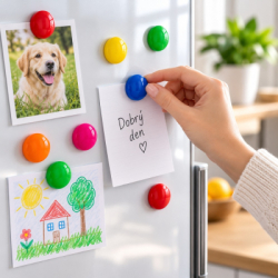 Magnety na tabuľu 30 mm 10ks SPRINGOS MB0011A viacfarebné