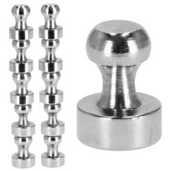 Neodymové magnety 10ks SPRINGOS HA5142 strieborné