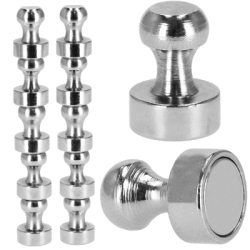 Neodymové magnety 10ks SPRINGOS HA5142 strieborné