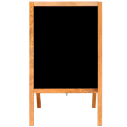 Reklamný stojan 60x100 cm DECHLAND PO-01 hnedo-čierny