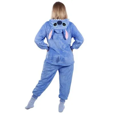 Dámsky kigurumi overal Stitch veľ. S SPRINGOS HA5073 modrý