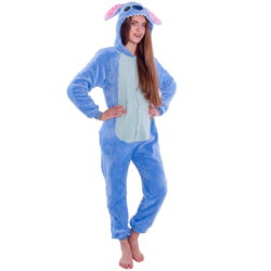 Pyžamo overal dámske Stitch veľ. M SPRINGOS HA5074 modré
