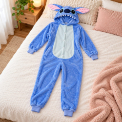 Pyžamo overal dámske Stitch veľ. M SPRINGOS HA5074 modré