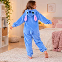 Pyžamo overal dámske Stitch veľ. M SPRINGOS HA5074 modré