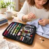 Šitíčko v puzdre 172 dielov SPRINGOS SEWING HA7238 čierne