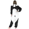 Pyžamo overal panda veľ. M SPRINGOS HA5077 čierno-biele