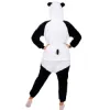 Pyžamo overal panda veľ. M SPRINGOS HA5077 čierno-biele