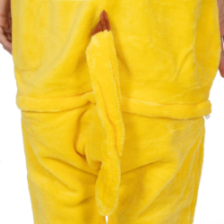 Detské pyžamo overal Pikachu 120-130 cm SPRINGOS HA7314 žlté