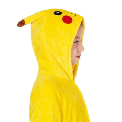 Detské pyžamo overal Pikachu 120-130 cm SPRINGOS HA7314 žlté