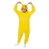 Detské pyžamo overal Pikachu 120-130 cm SPRINGOS HA7314 žlté