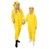 Detské pyžamo overal Pikachu 120-130 cm SPRINGOS HA7314 žlté