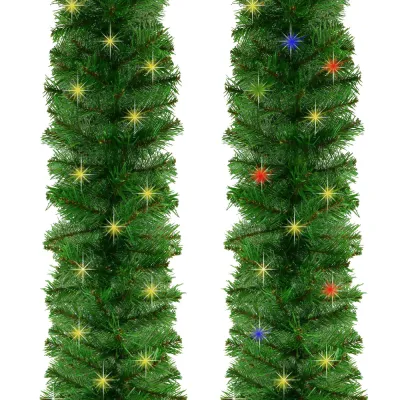 Vianočná reťaz LED Girlanda z vetvičiek 2,7 m SPRINGOS CA1442 zelený