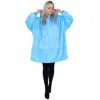 Mikinová deka oversize SPRINGOS HA7319 svetlo modrá