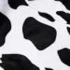 Mikinová deka oversize s kapucňou SPRINGOS HA7570 bielo-čierna
