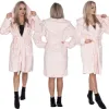 Dámsky župan s kapucňou veľ. L/XL SPRINGOS Aura HA7366 ružový