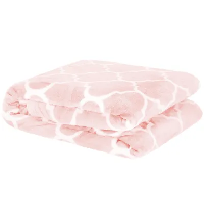 Deka 150x200 cm SPRINGOS Decor HA7171 ružovo-biela