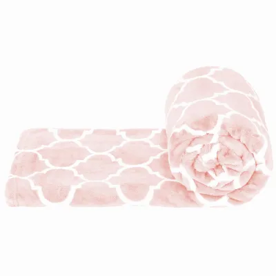 Deka 150x200 cm SPRINGOS Decor HA7171 ružovo-biela
