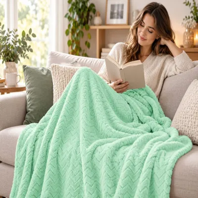 Deka 160x200 cm SPRINGOS Splendit HA7145 zelená