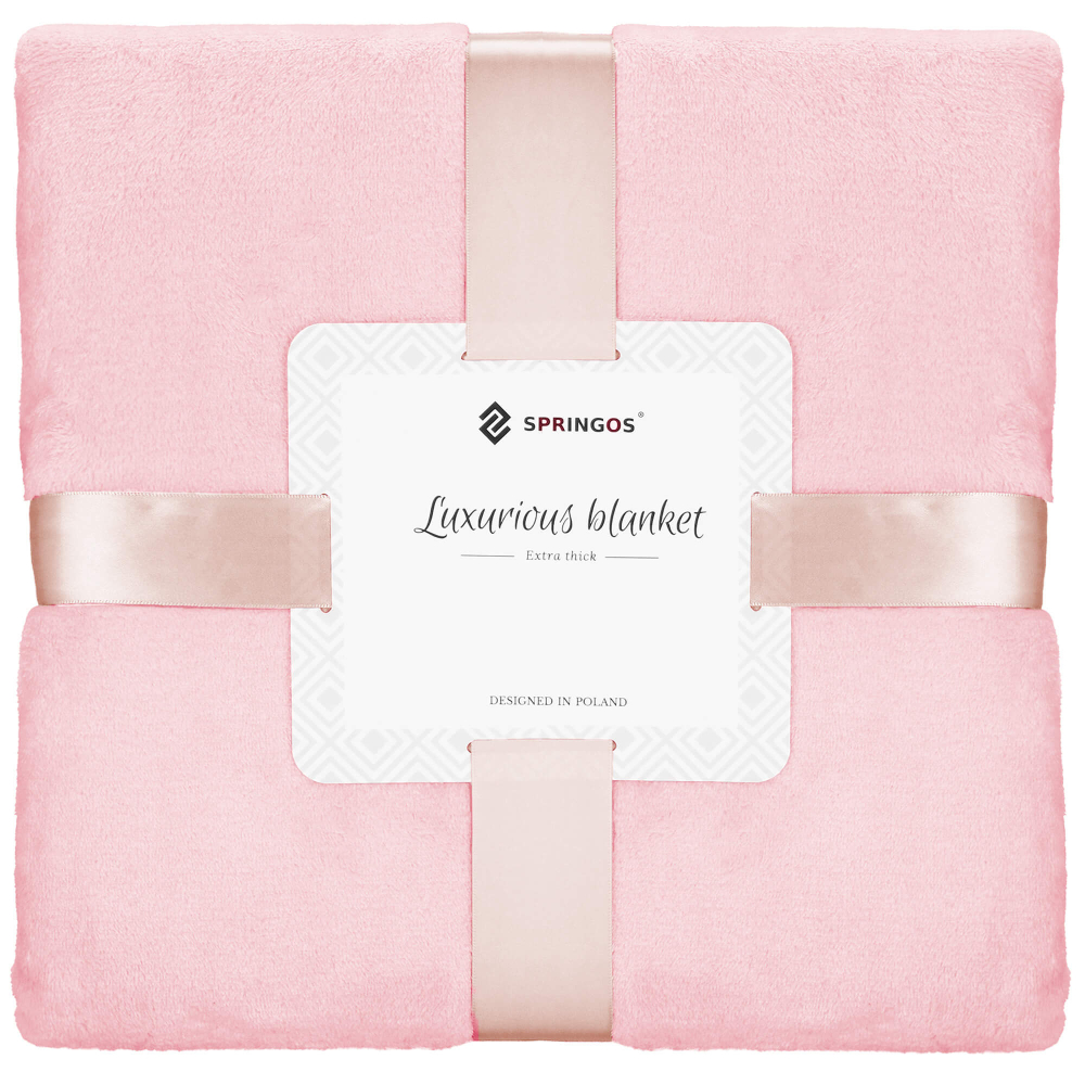 Deka 200x220 cm SPRINGOS Grande HA7210 ružová