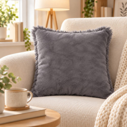 Obliečka na vankúš 40x40 cm SPRINGOS Downy HA7072 tmavo šedá