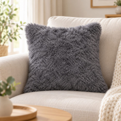 Obliečka na vankúš 40x40 cm SPRINGOS Downy HA7072 tmavo šedá